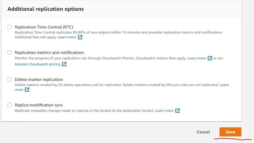 How to Enable Cross Region Replication on Amazon S3 Bucket 15
