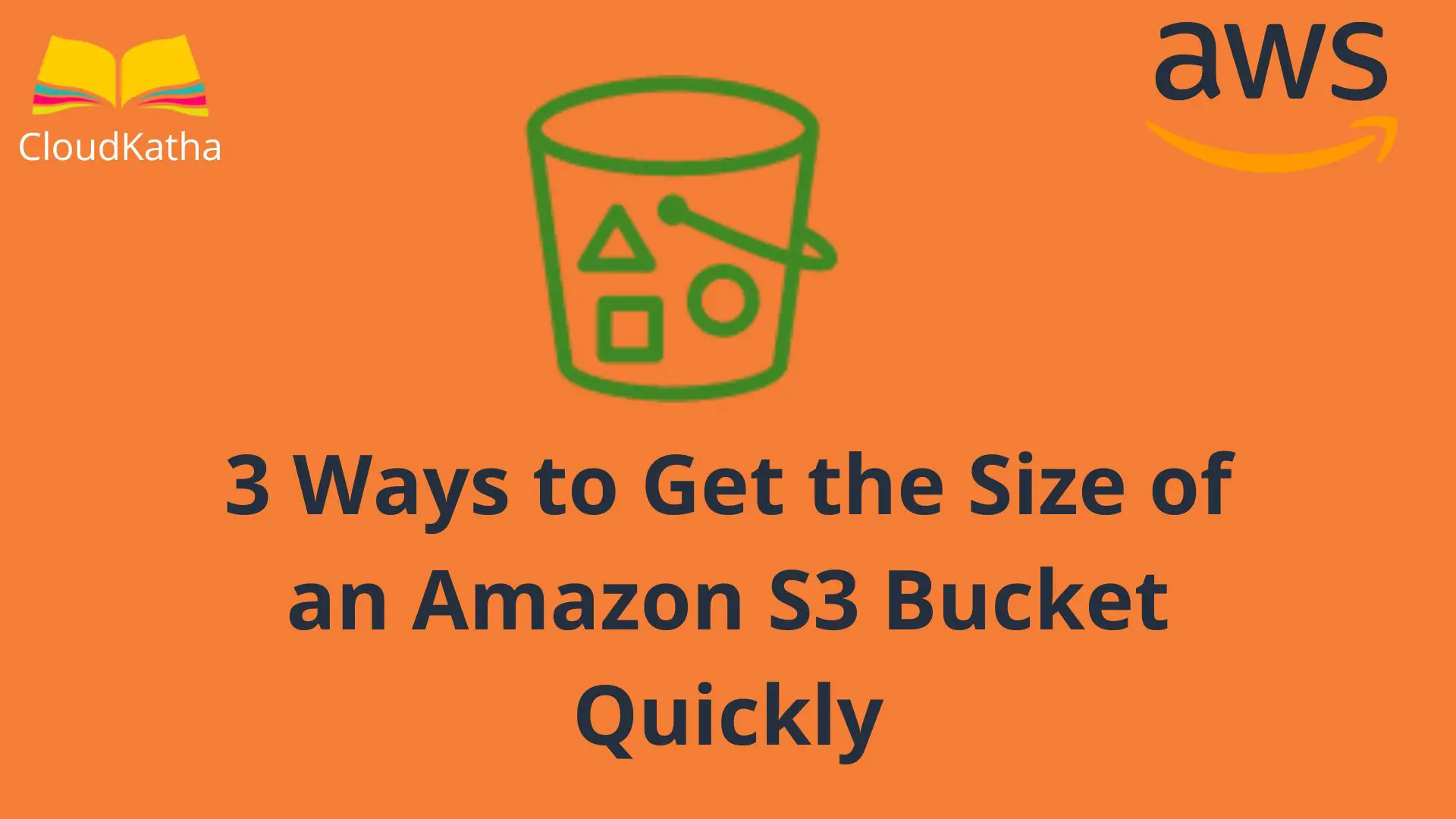 3 Ways to Get the Size of an Amazon S3 Bucket Quickly