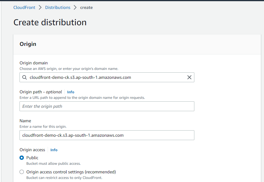 How To Create AWS CloudFront Distribution With S3 Origin - CloudKatha