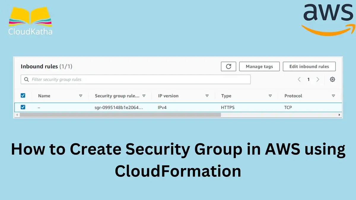 How to Create Security Group in AWS using CloudFormation
