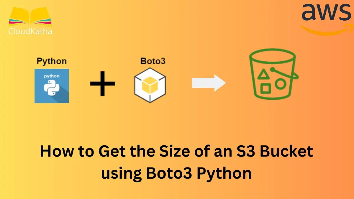 How to Get the Size of an S3 Bucket using Boto3 Python